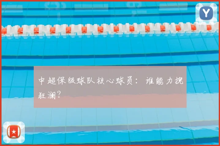 中超保级球队核心球员：谁能力挽狂澜？